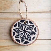 Load image into Gallery viewer, Mandala Ornaments in Black