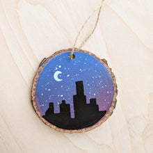 Load image into Gallery viewer, Painted Wood Slice Ornaments