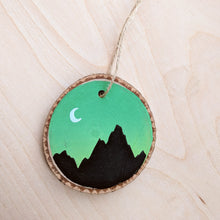 Load image into Gallery viewer, Painted Wood Slice Ornaments