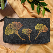Load image into Gallery viewer, Ginkgo Pouch in Slate Gray