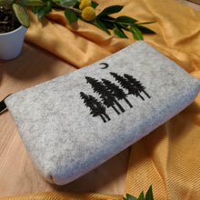 Load image into Gallery viewer, Tree Pouch in Heather Gray