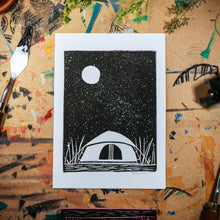 Load image into Gallery viewer, Camping Under the Stars | 5x7" Print