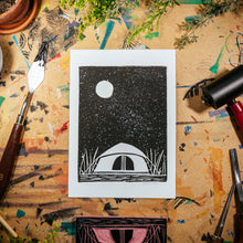 Load image into Gallery viewer, Camping Under the Stars | 5x7" Print
