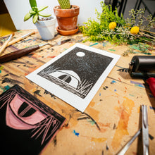 Load image into Gallery viewer, Camping Under the Stars | 5x7" Print