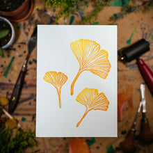 Load image into Gallery viewer, Ginkgo Trio | 5x7" Print