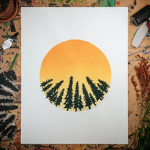 Load image into Gallery viewer, Twilight Trees | 11x14" Print