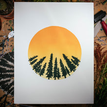 Load image into Gallery viewer, Twilight Trees | 11x14" Print
