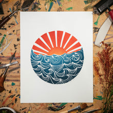Load image into Gallery viewer, Ocean Sunset | 8x10" Print