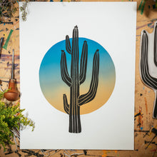 Load image into Gallery viewer, Solo Saguaro | 11x14" Print