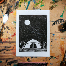 Load image into Gallery viewer, Camping Under the Stars | 5x7&quot; Print
