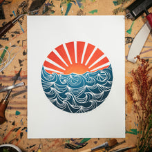 Load image into Gallery viewer, Ocean Sunset | 8x10&quot; Print
