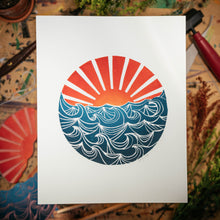 Load image into Gallery viewer, Ocean Sunset | 8x10&quot; Print
