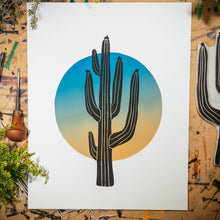 Load image into Gallery viewer, Solo Saguaro | 11x14&quot; Print
